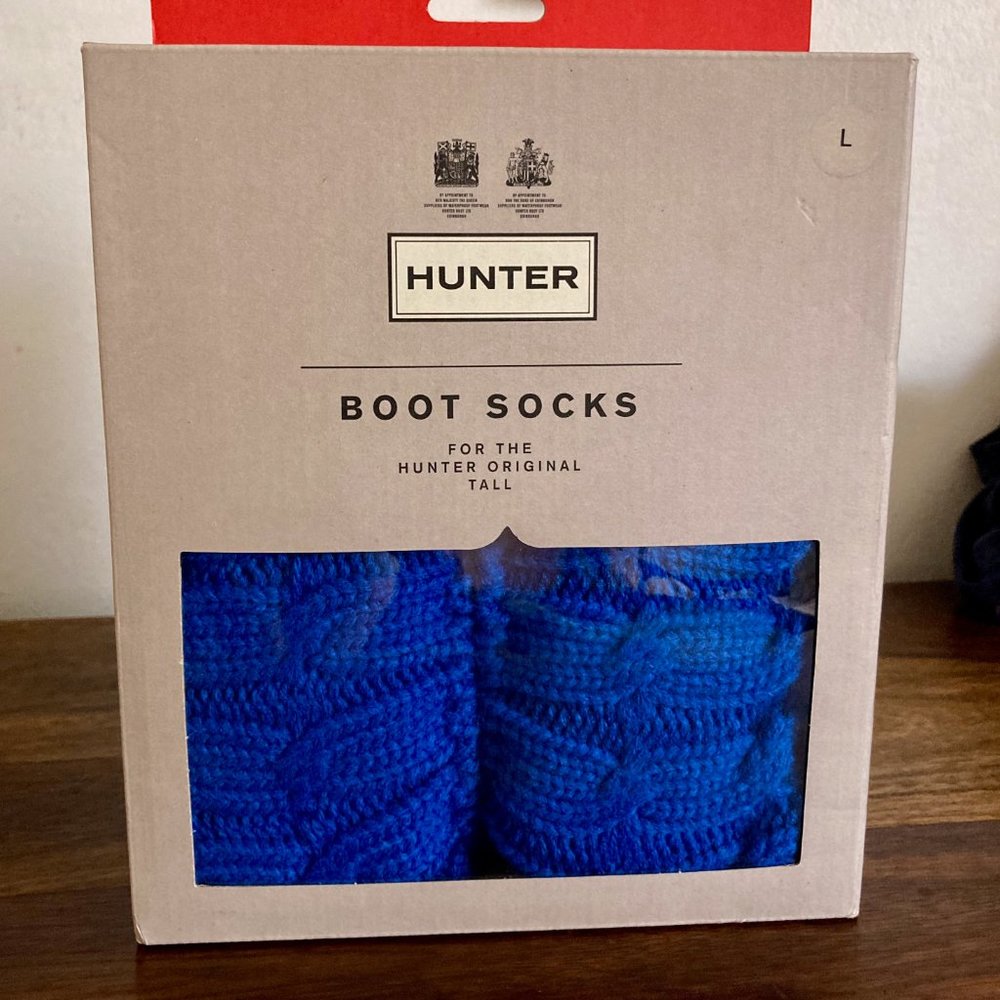 Hunter Original 6 Stich Cable Knit TALL Boot Socks